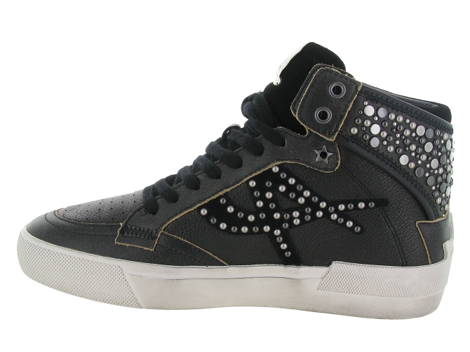 Ash italia baskets et sneakers melrose studs noir6708101_4