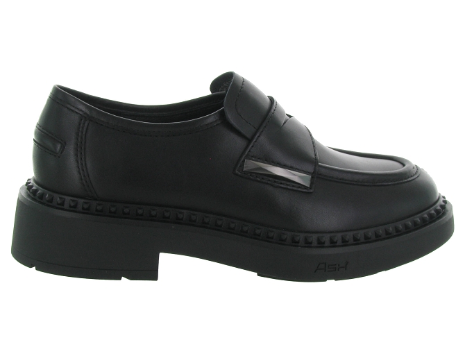 mocassins - Elégant - femme - Cuir - Noir - Ash italia6708701_2