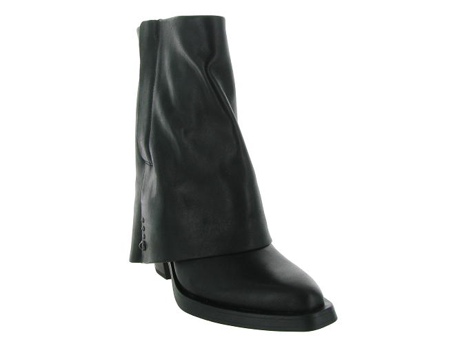 bottines et boots - Motardes & Rock and roll - femme - Cuir - Noir - Ash italia6709301_3