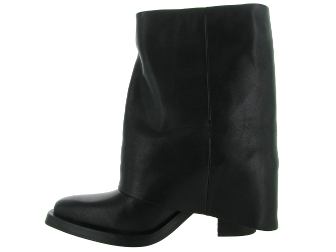 bottines et boots - Motardes & Rock and roll - femme - Cuir - Noir - Ash italia6709301_4