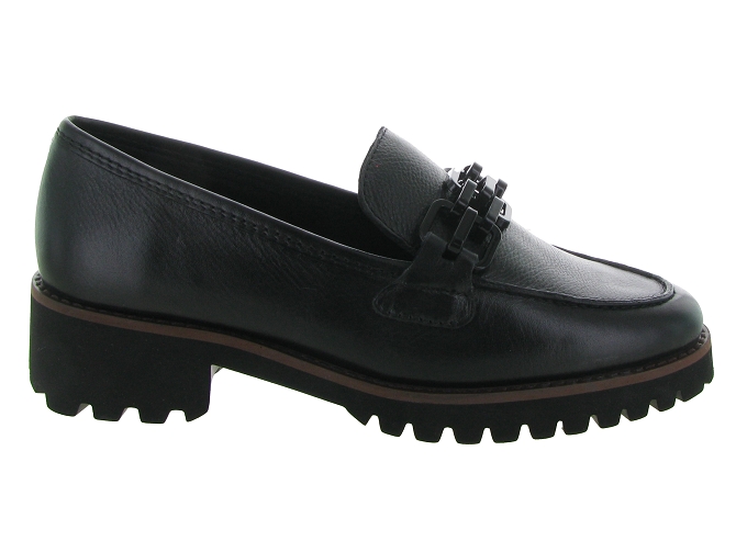 mocassins - Compensé - femme - Cuir - Noir - Ara6710003_2