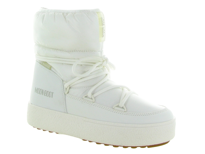 apres ski bottes fourrees -  - femme - Nylon - Blanc - Moon boot