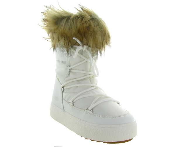 apres ski bottes fourrees - Botte de neige - femme - Nylon - Blanc - Moon boot6710602_3