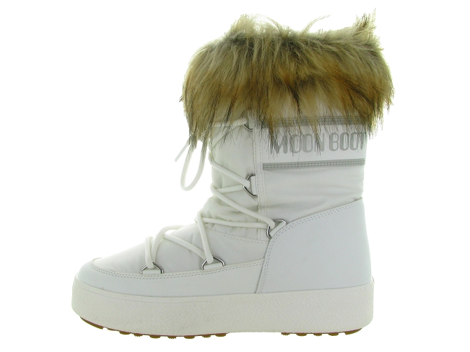 apres ski bottes fourrees - Botte de neige - femme - Nylon - Blanc - Moon boot6710602_4