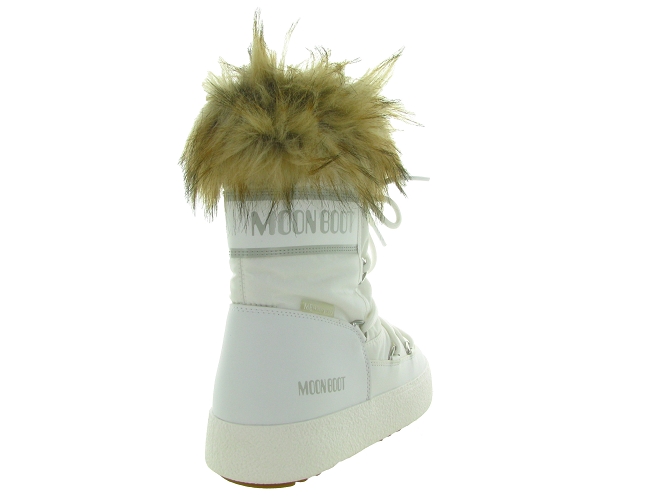 apres ski bottes fourrees - Botte de neige - femme - Nylon - Blanc - Moon boot6710602_5