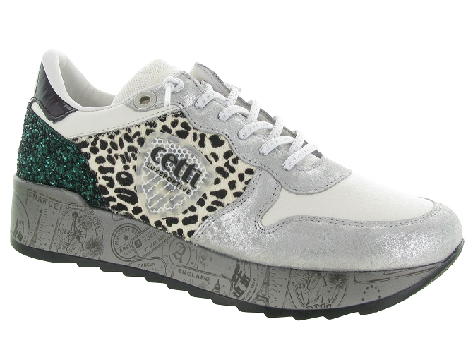 Cetti baskets et sneakers c1368 leopard