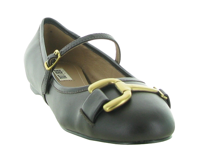 ballerines - Ballerine plate - femme - Cuir - Marron - Bibi lou6712002_3