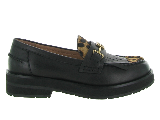 mocassins - Elégant - femme - Cuir - Léopard - Bibi lou6712201_2