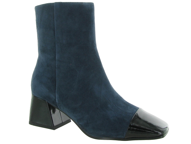 bottines et boots - Classique & Chic - femme - Cuir - Bleu Marine - Bibi lou