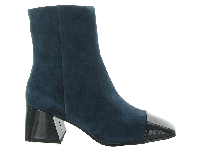 bottines et boots - Classique & Chic - femme - Cuir - Bleu Marine - Bibi lou6712301_2