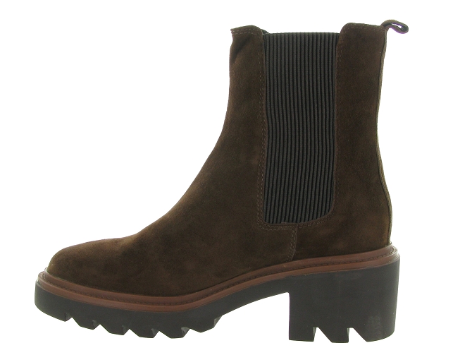 bottines et boots - Chelsea - femme - Nubuck - Marron - Bibi lou6712701_4