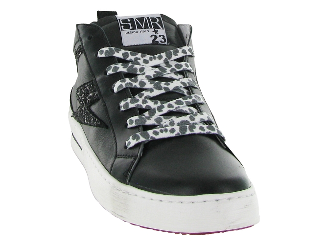 baskets et sneakers - Montante - femme - Cuir - Noir - Semerdjian6714001_3