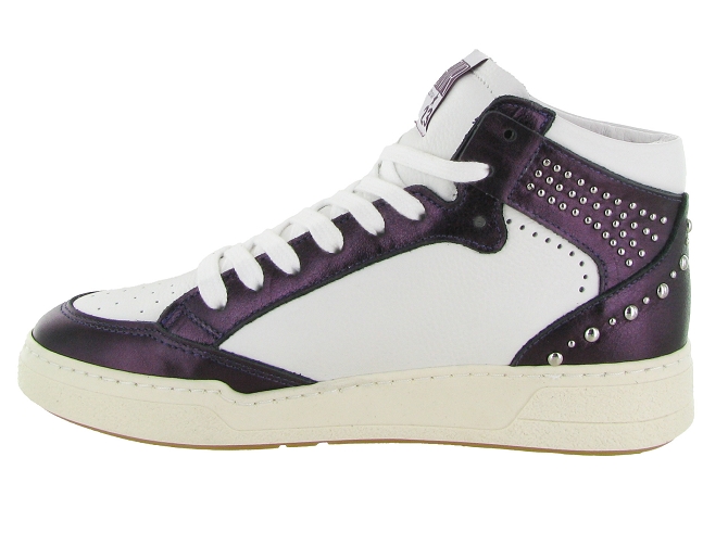 baskets et sneakers - Tendance - femme - Cuir - Violet - Semerdjian6714201_4