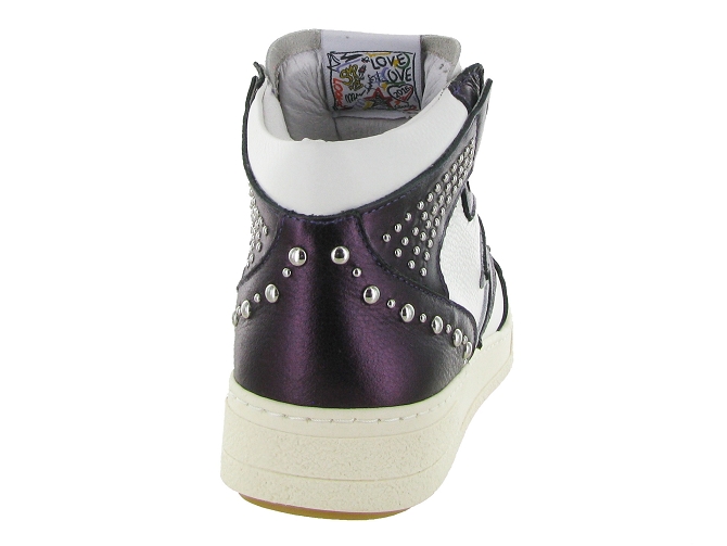 baskets et sneakers - Tendance - femme - Cuir - Violet - Semerdjian6714201_5