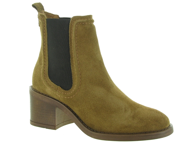 bottines et boots - Chelsea - femme - Cuir - Beige - Creator