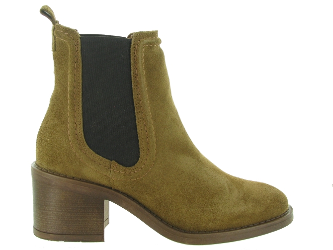 bottines et boots - Chelsea - femme - Cuir - Beige - Creator6715101_2