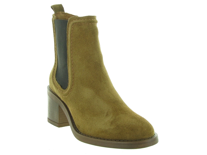 bottines et boots - Chelsea - femme - Cuir - Beige - Creator6715101_3