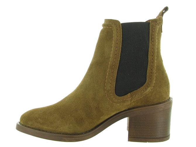 bottines et boots - Chelsea - femme - Cuir - Marron - Creator6715101_4