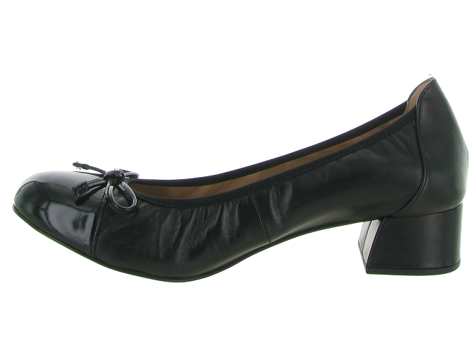 ballerines - Ballerine plate - femme - Cuir - Noir - Unisa6716901_4