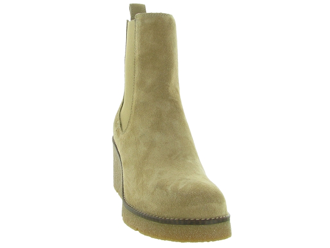 bottines et boots - Chelsea - femme - Cuir - Beige - Unisa6717401_3