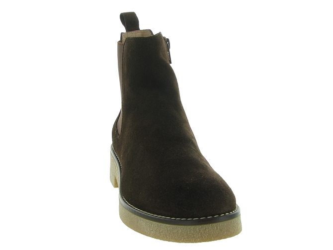 bottines et boots - Chelsea - femme - Cuir - Marron - Unisa6717501_3