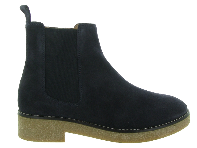 bottines et boots - Chelsea - femme - Cuir - Bleu - Unisa6717503_2