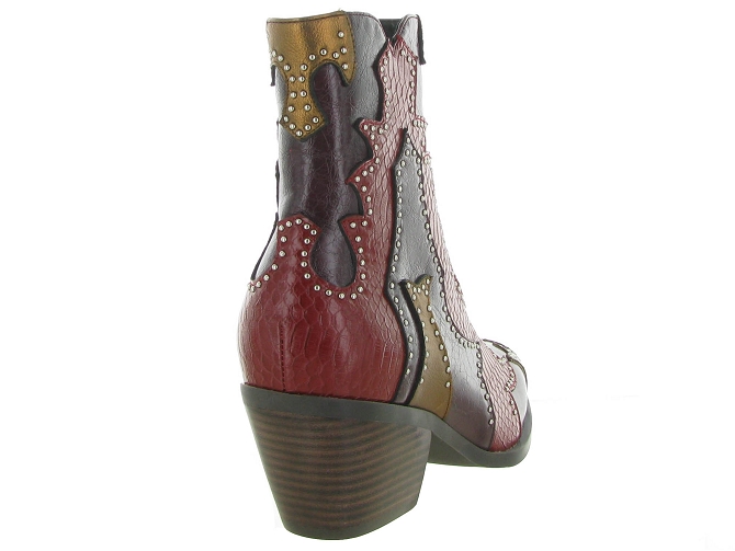 bottines et boots - Santiag - femme - Synthétique - Multicolor - Noa harmon6718502_5