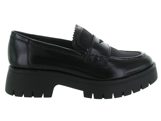 mocassins - Elégant - femme - Cuir - Noir - Regarde le ciel...6719001_2