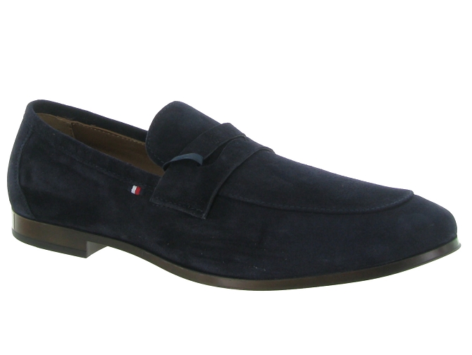 mocassins - Bateau - homme - Nubuck - Bleu - Tommy hilfiger