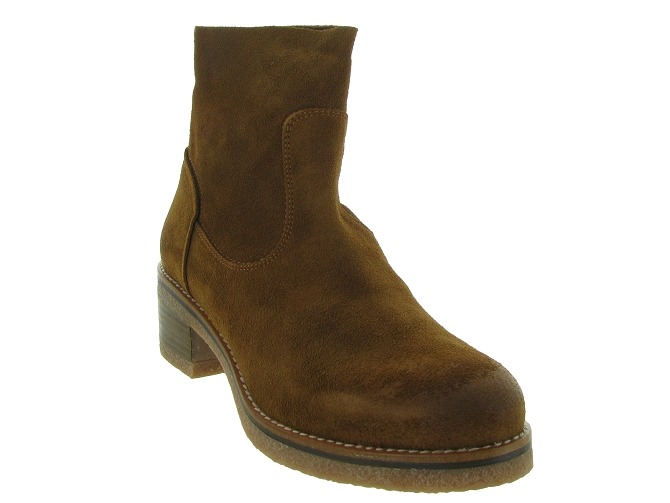 bottines et boots - Classique & Chic - femme - Nubuck - Marron - Minka design6721001_3