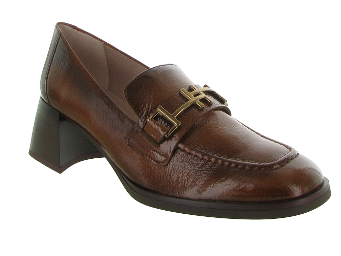 mocassins - Elégant - femme - Cuir - Marron - Hispanitas