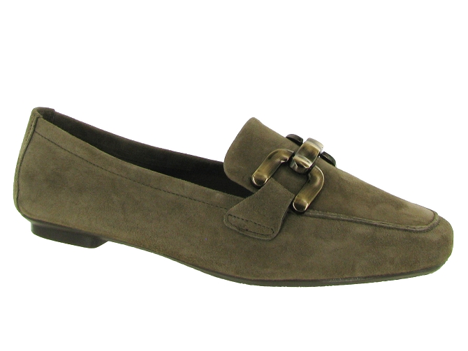 mocassins - Elégant - femme - Cuir - Taupe - Reqins