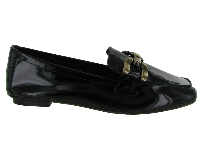 mocassins - Elégant - femme - Cuir - Noir - Reqins6721902_2