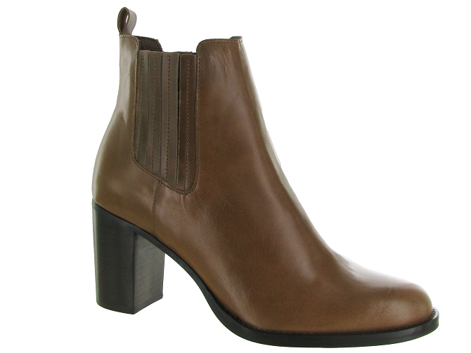 bottines et boots - Classique & Chic - femme - Cuir - Beige - Maroli