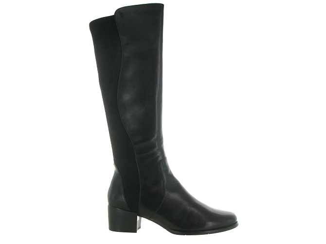 bottes - Casual - femme - Cuir - Noir - Regarde le ciel...6723801_2