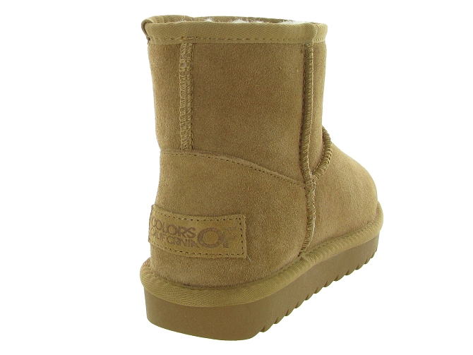 apres ski bottes fourrees - Bottine chaude - femme - Nubuck - Chestnut - Colors of california6724001_5