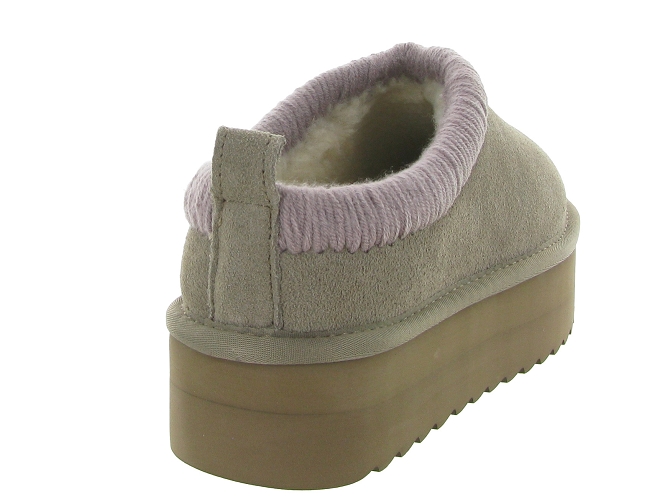 chaussons et pantoufles - Mules Sabots - femme - Nubuck - Beige - Colors of california6724302_5