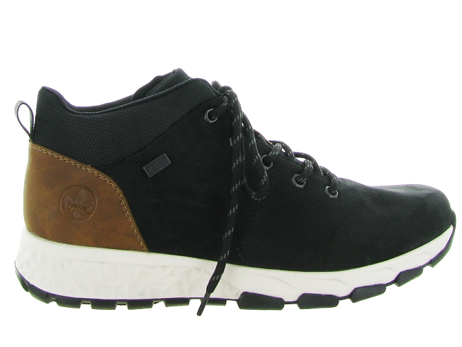 baskets et sneakers - Montante - homme - Nubuck - Noir - Rieker6725201_2