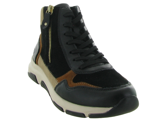 baskets et sneakers - Montante - femme - Cuir - Noir - Remonte6726001_3