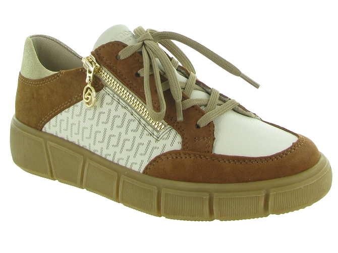 baskets et sneakers - Confort - femme - Nubuck - Marron - Remonte