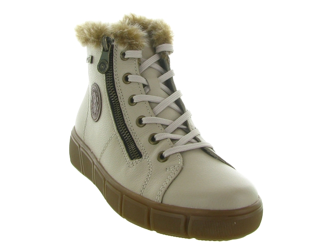 apres ski bottes fourrees - Botte de neige - femme - Cuir - Beige - Remonte6726801_3