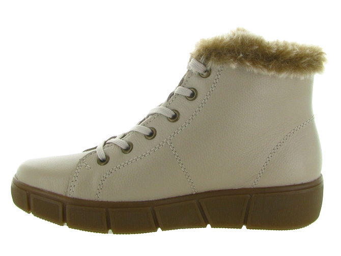 apres ski bottes fourrees - Botte de neige - femme - Cuir - Beige - Remonte6726801_4