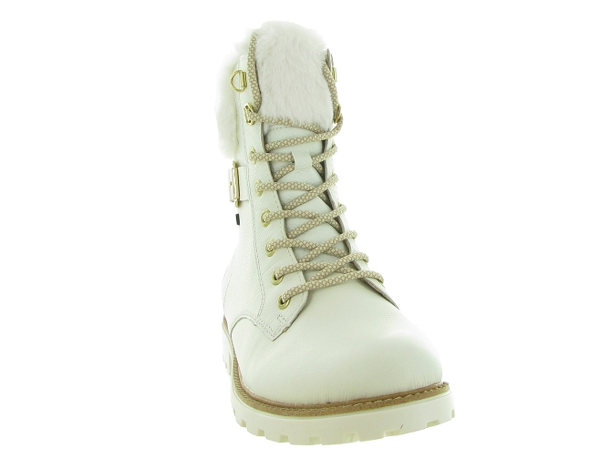 apres ski bottes fourrees - Botte de neige - femme - Cuir - Blanc - Remonte6727002_3