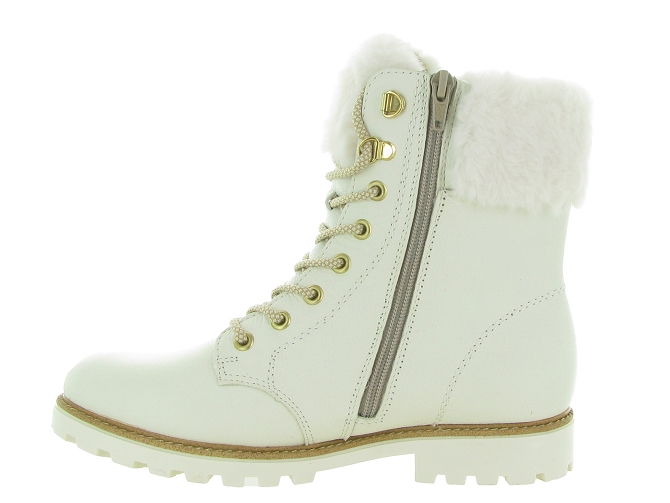 apres ski bottes fourrees - Botte de neige - femme - Cuir - Blanc - Remonte6727002_4