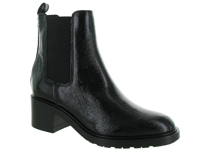 bottines et boots - Chelsea - femme - Cuir - Noir - Tamaris