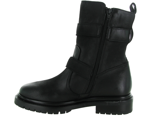 bottines et boots - Motardes & Rock and roll - femme - Cuir - Noir - Tamaris6727901_4