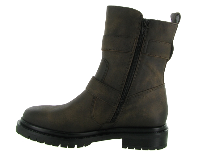 bottines et boots - Motardes & Rock and roll - femme - Cuir - Marron - Tamaris6727902_4