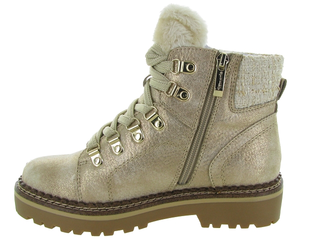 apres ski bottes fourrees - Bottine chaude - femme - Synthétique - Beige - Tamaris6728402_4