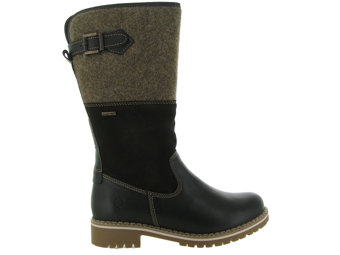 bottes - Botte de neige - femme - Cuir - Marron - Tamaris6728502_2