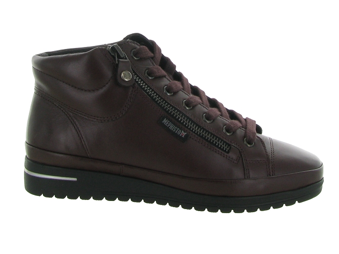 baskets et sneakers - Montante - femme - Cuir - Bordeaux - Mephisto6729102_2